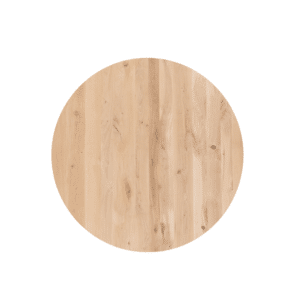 Tafelblad Massief Eik Rond
