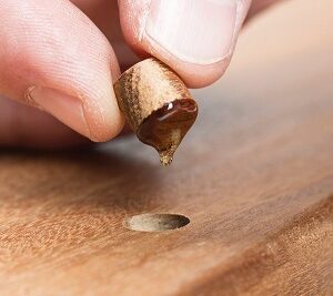 Verlijmen Hardhouten Stopjes