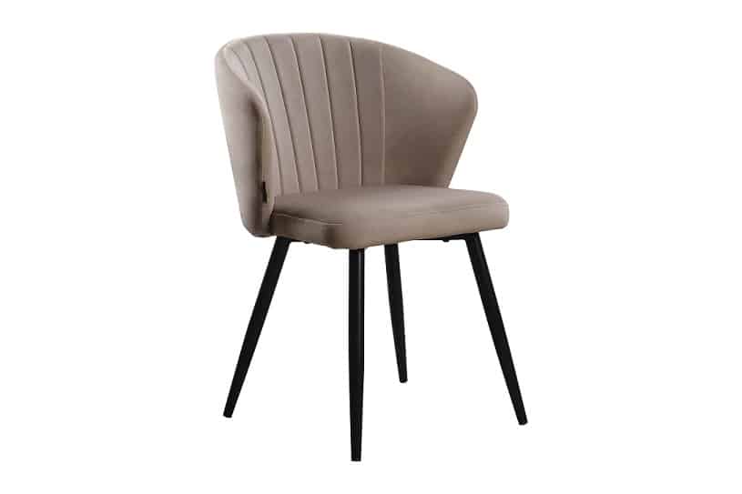 Eetkamerstoel Azuriet Fluweel Beige