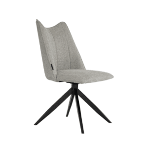 Eetkamerstoel Toermalijn Grijs Zijaanzicht