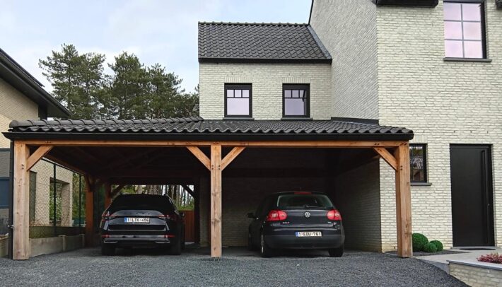 Massiefhoutenconstructie