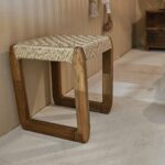 Kruk Met Gevlochten Zitting